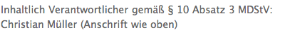gem&auml;&szlig; § 10 Absatz 3 MDStV